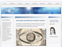 Tablet Screenshot of kepler-institut.at